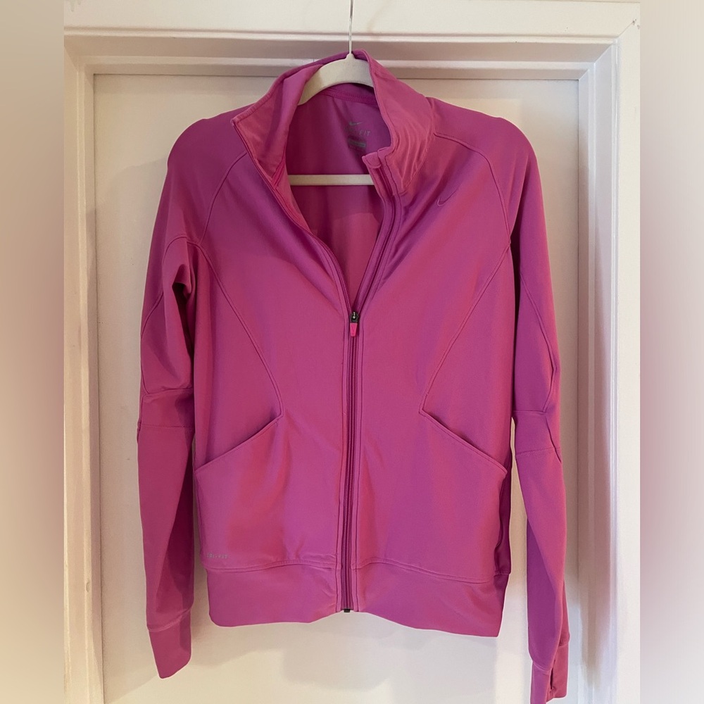Women's Dark Pink Nike Running Jacket